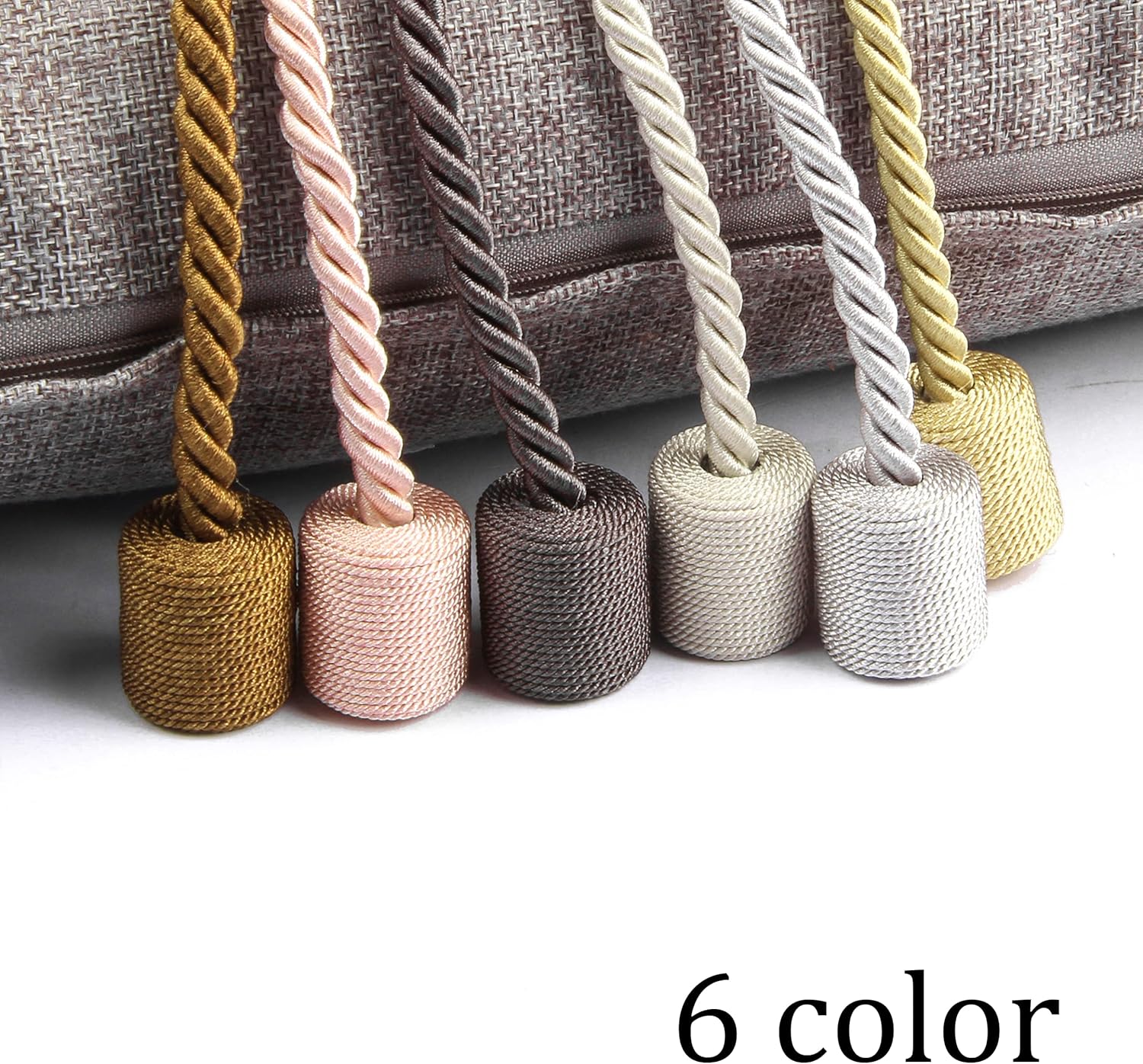 BEL AVENIR Magnetic Curtain Holdbacks Tassel