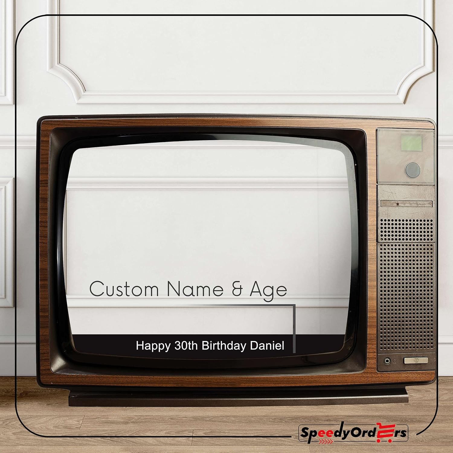 Custom Retro TV Set Photo Booth Prop for Parties