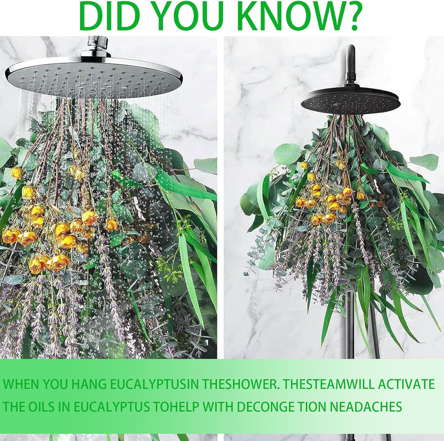 70pcs Dried Lavender and Eucalyptus Mix for Shower Hanging